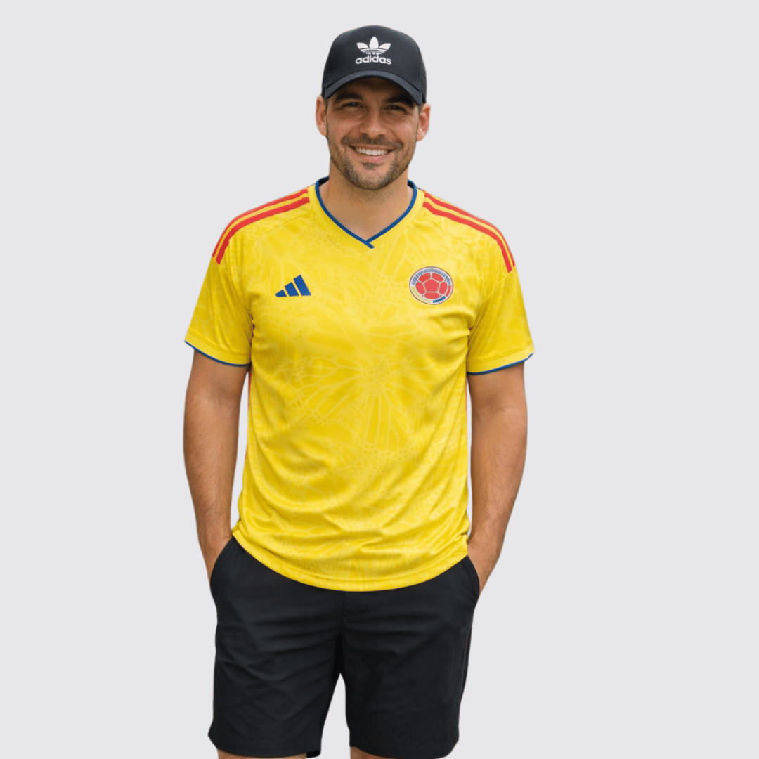 Camiseta Mundial Colômbia + Gorra de Regalo