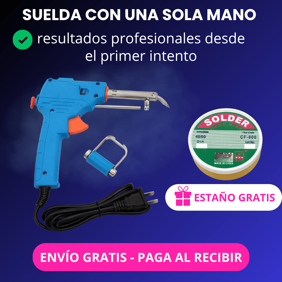 Pistola de Soldar Eléctrica de Calentamiento Rápido